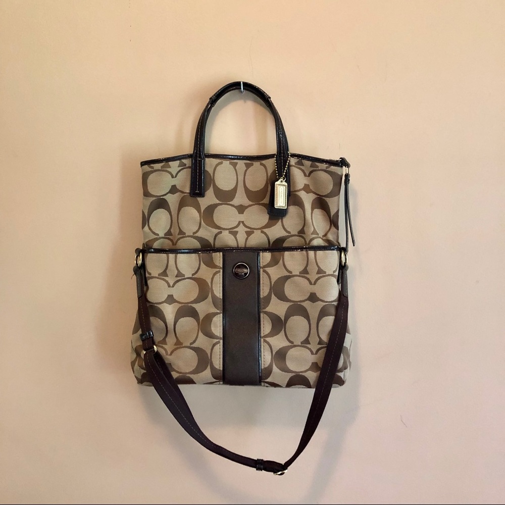 COACH Large brown purse